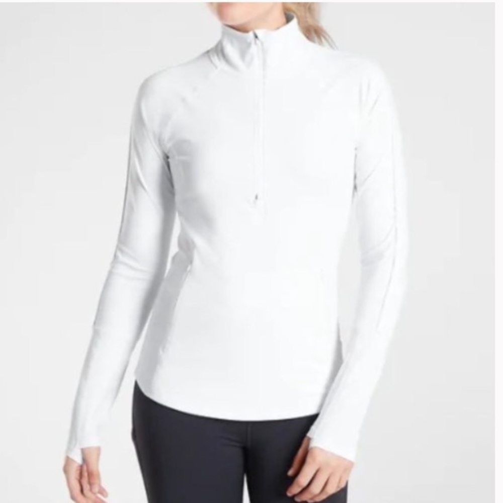 Athleta Eclipse Reflective Half Zip Pullover C1 - image 3